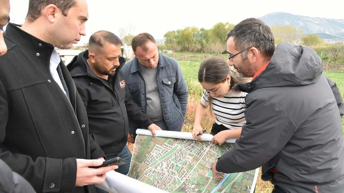Soma'da altyapı yenileme çalışması