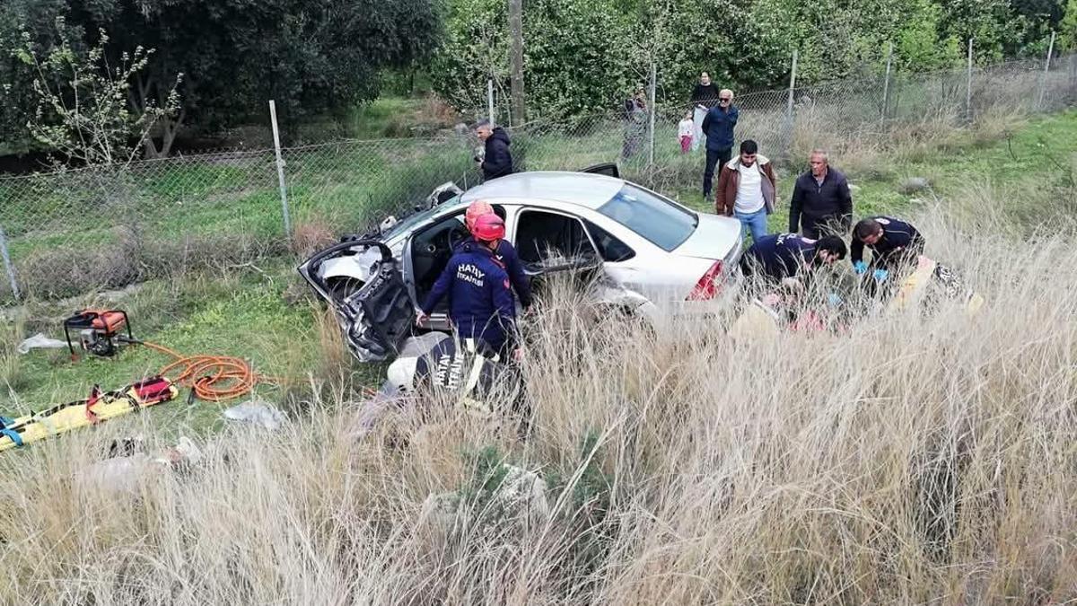 Kontrolden çıkan otomobil şarampole düştü: 1 ölü, 3 yaralı