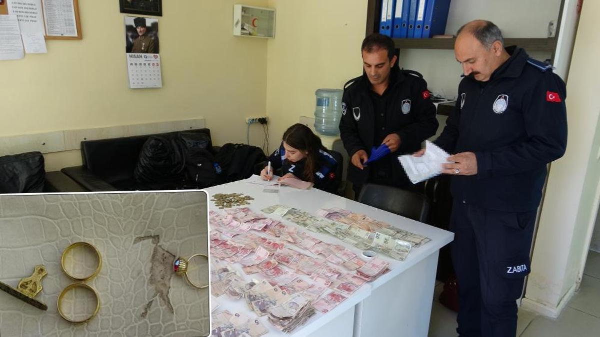 Antalya'da dilenci kadının üzerinden banka dekontu polisleri şoka uğrattı!