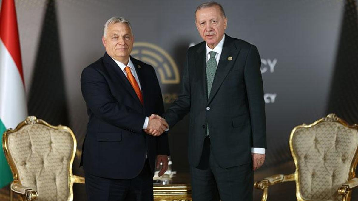 Cumhurbaşkanı Erdoğan, Macaristan Başbakanı Orban ile görüştü