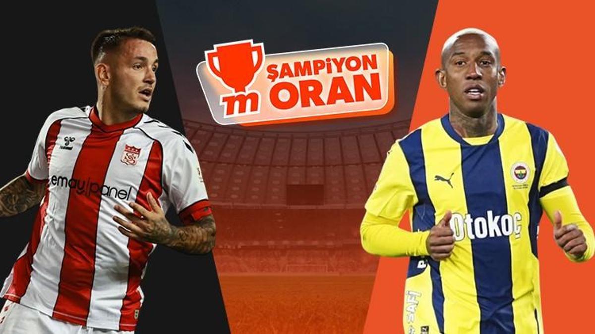 Fenerbahçe, Sivasspor'a konuk olacak! Maçın heyecanı Şampiyon Oranlar ile Misli'de