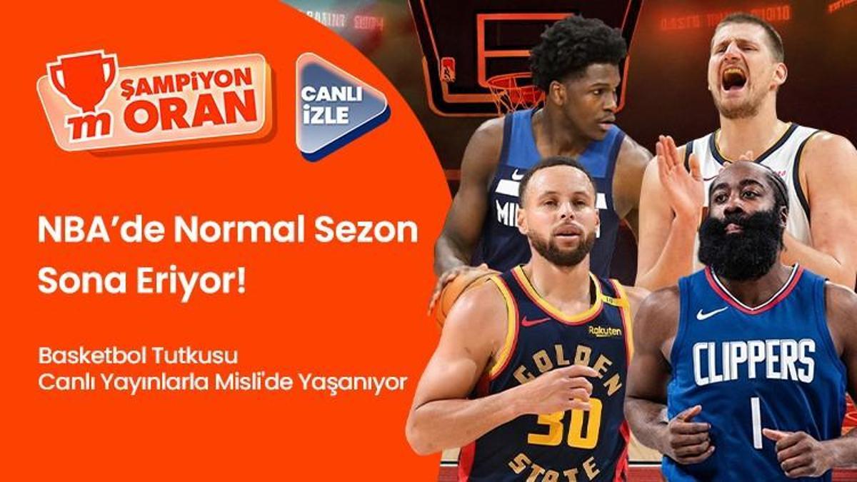 NBA’de Normal Sezon Sona Eriyor! Basketbol Tutkusu Canlı Yayınlarla Misli’de Yaşanıyor