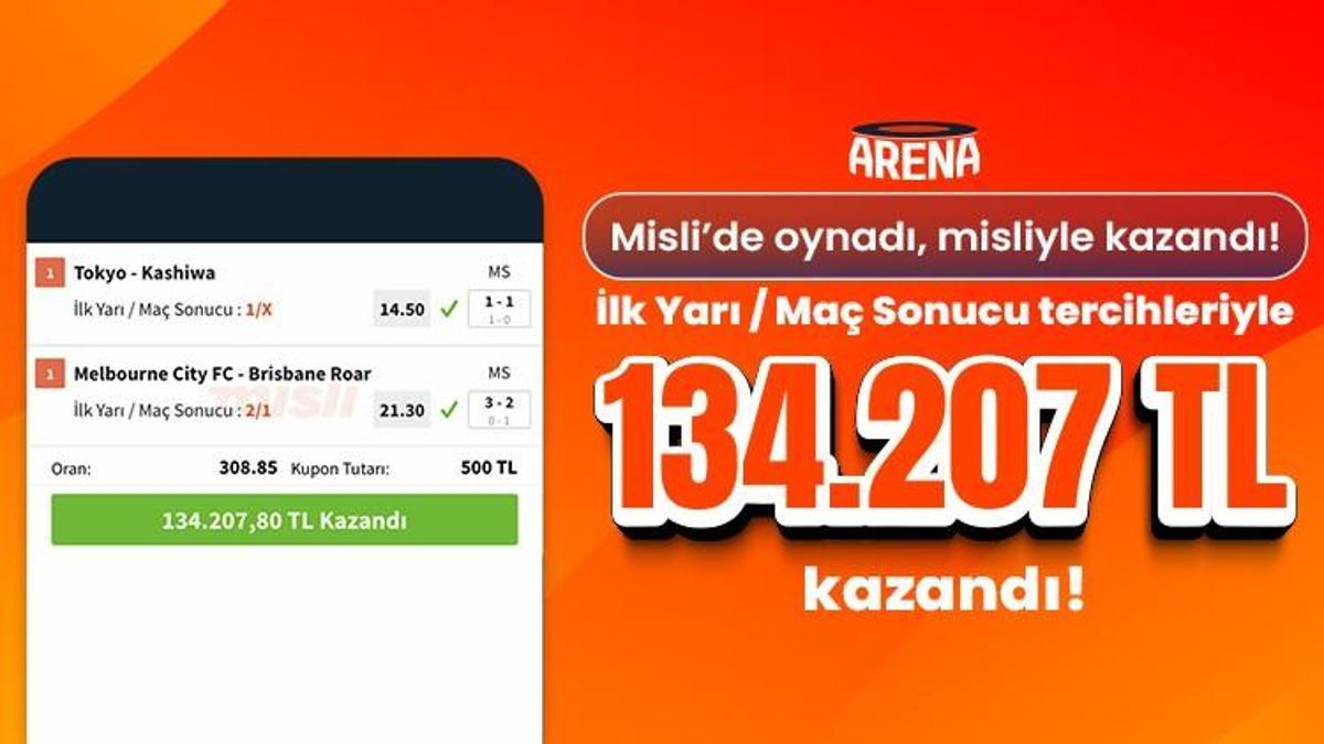 İki maça da İlk Yarı/Maç Sonucu tahmininde bulundu, 308.85 oran tutturarak 134 bin TL kazandı!