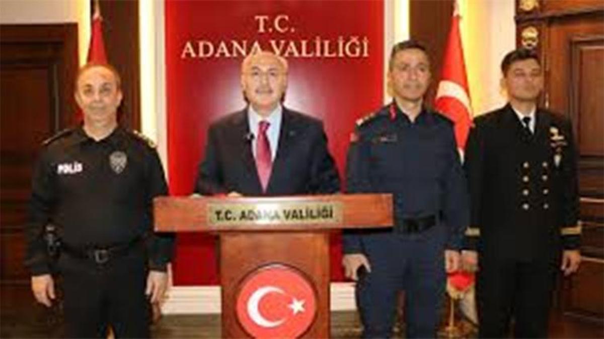 Adana Valisi Yavuz Selim Köşger, marttaki asayiş çalışmalarını değerlendirdi: