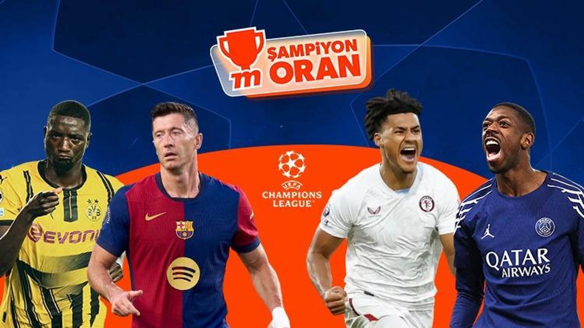 Şampiyonlar Ligi çeyrek final rövanşında 2 maç oynanacak! Maçların heyecanı Şampiyon Oranlar ile Misli'de