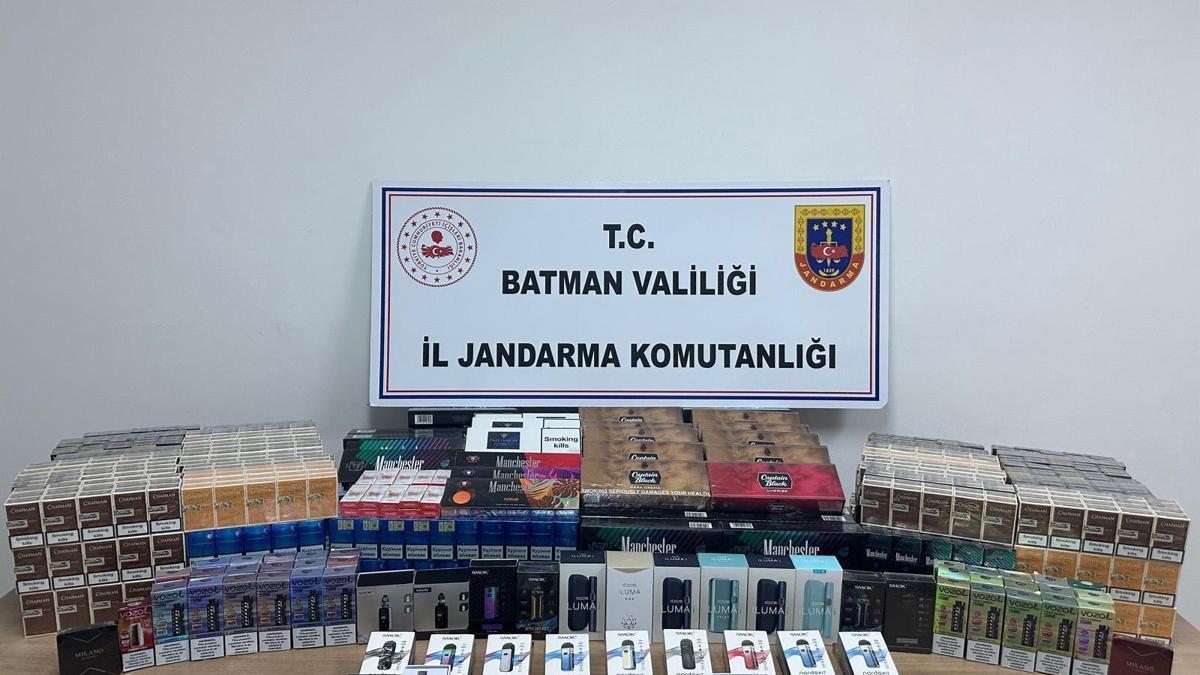 Batman'da kaçak sigara operasyonu