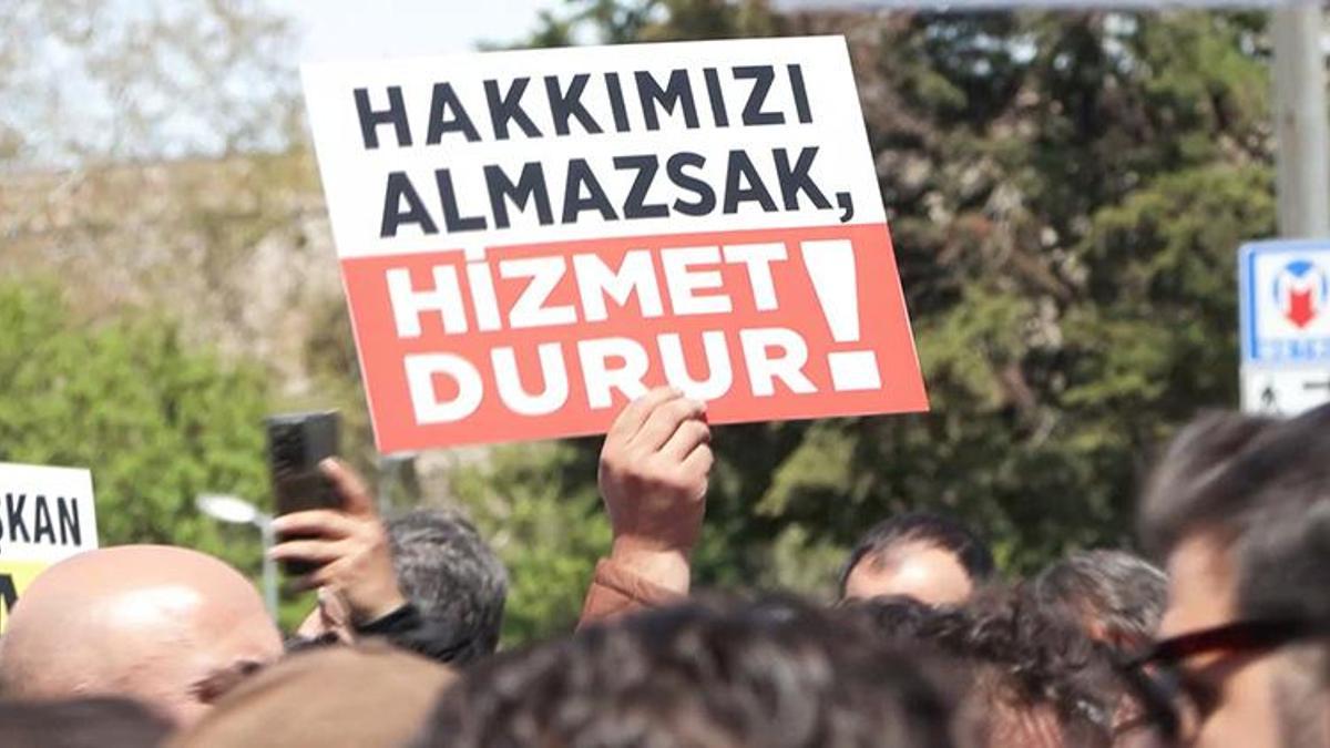 Özel Halk Otobüsü Şoförleri, Saraçhane'de İBB'yi protesto etti