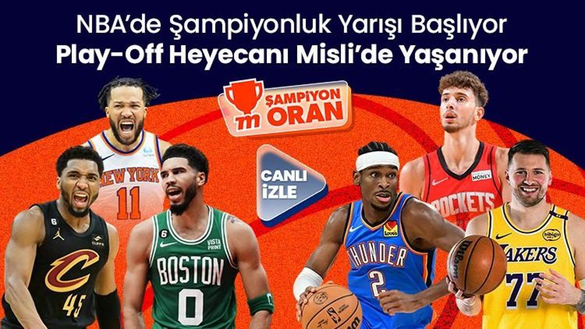 NBA’de Şampiyonluk Yarışı Başlıyor! Play-Off Heyecanı Misli’de Yaşanıyor…