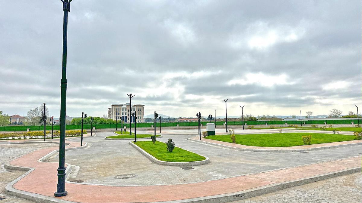 Bafra'da Çocuk Trafik Eğitim Parkı'nda sona yaklaşıldı
