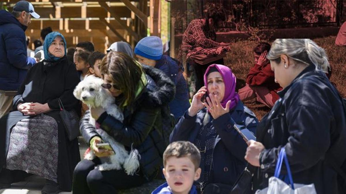 İstanbul'da deprem paniği! Vatandaşlar kendilerini dışarı attı: O anlar kamerada
