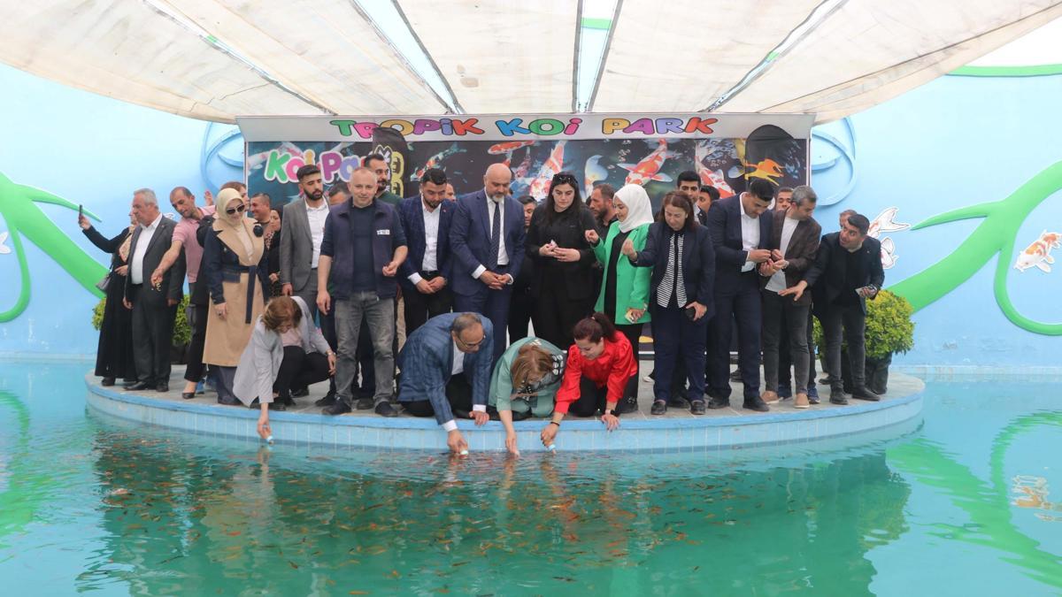 Gaziantep Hayvanat Bahçesi'nde Tropikal Koi Parkı Açıldı