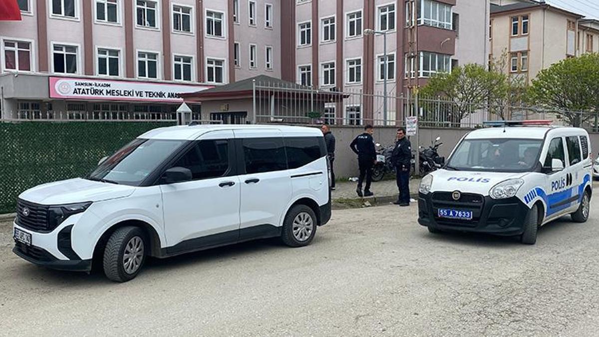 Samsun'da okula izinsiz giren şahısları çıkarmak isteyen öğretmen darbedildi
