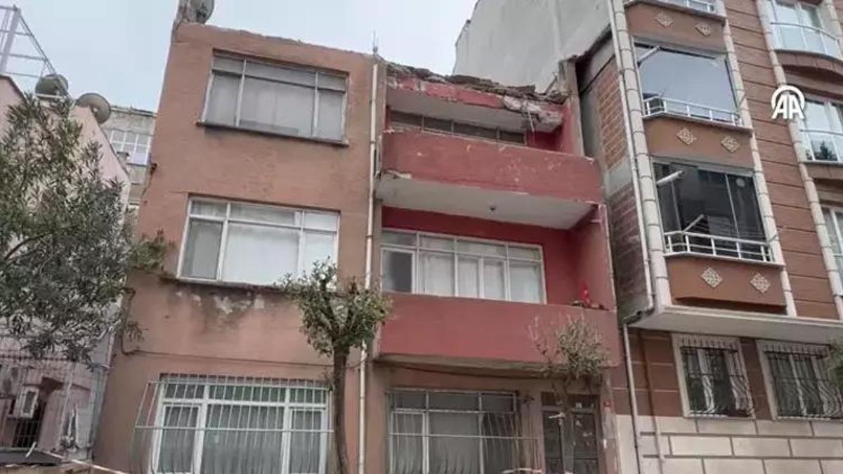 İstanbul'da 6.2'lik deprem nedeniyle hasar gören 2 bina tahliye edildi