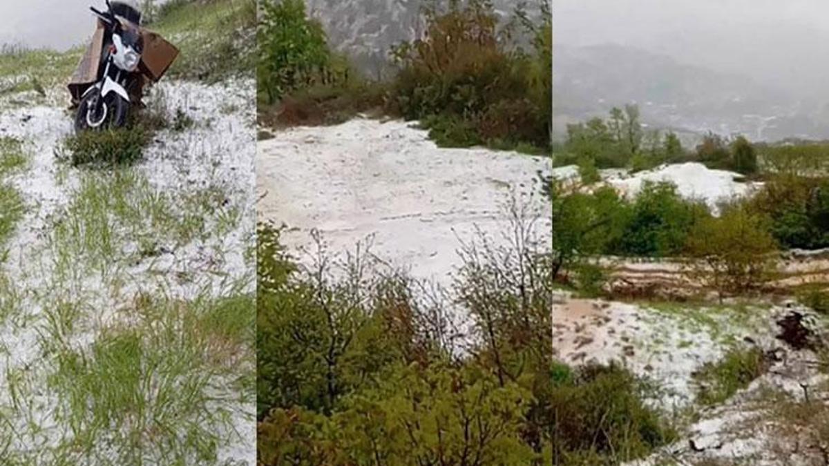Bahar geldi derken Ödemiş beyaza büründü