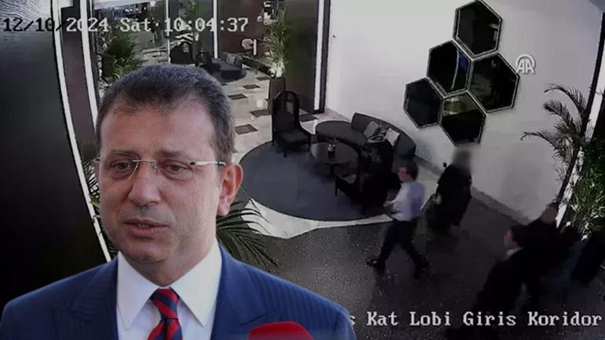 İBB'ye yönelik yolsuzluk soruşturmasında yeni görüntüler ortaya çıktı: İmamoğlu ve diğer şüphelilerin toplantı yapacağı oteldeki kameralar bantlanmış!