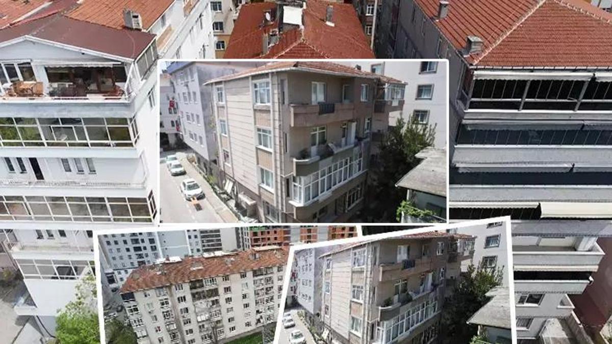 İstanbul'da boşaltılan binalar görüntülendi!