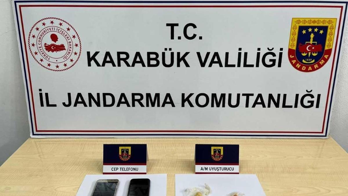 Karabük'te uyuşturucu operasyonunda 2 zanlı yakalandı