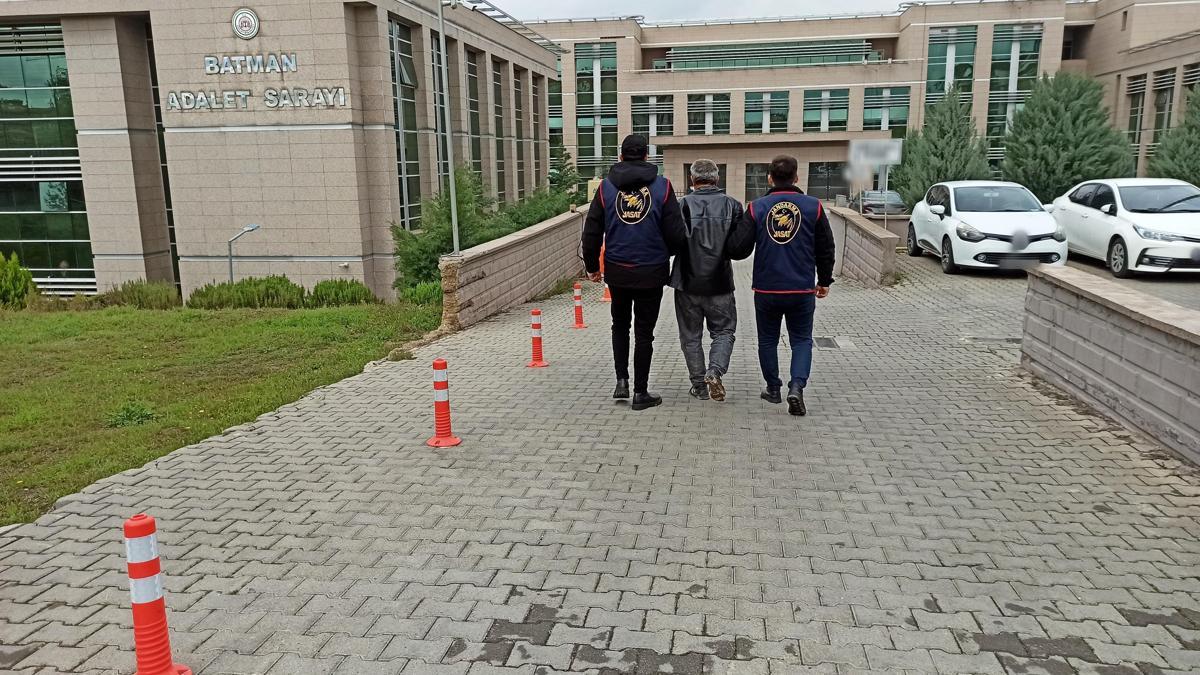 Batman'da 42 yıl kesinleşmiş hapis cezasıyla aranan hükümlü yakalandı