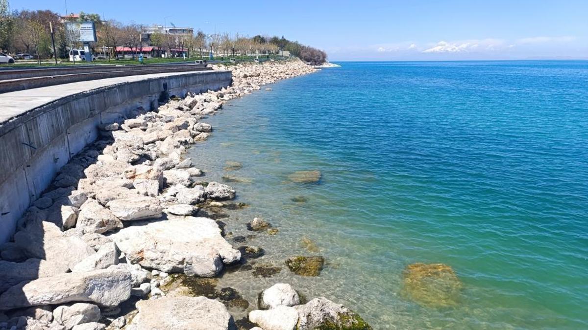 Van Gölü'nde çekilme sürüyor! Uzman isim bir tehlikeye dikkat çekti