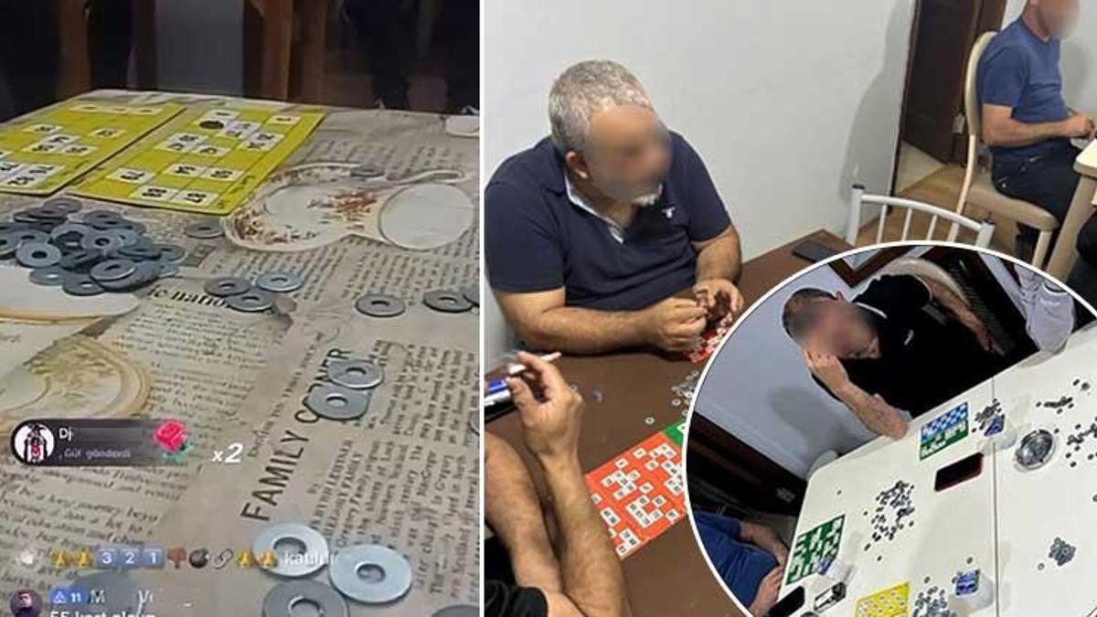 Adana'da canlı yayında kumar oynatılan kahvehaneye suçüstü