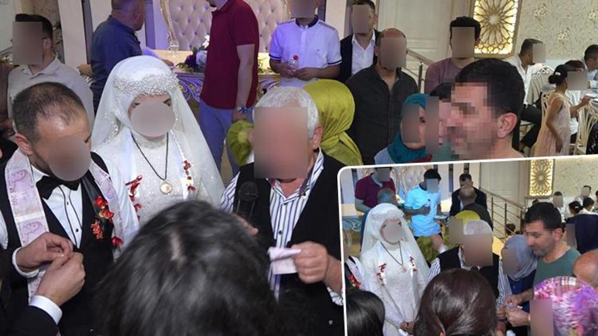 Düğünde akıl almaz hırsızlık! Davetli gibi geldi, pasta yedi: Binlerce lirayı saniyeler içinde çaldı