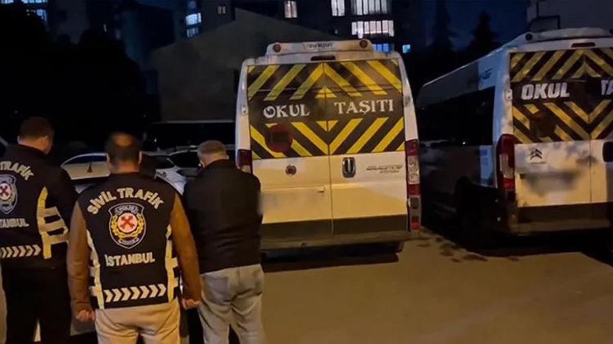İstanbul'da görüntüler tepki çekmişti! Bakan Yerlikaya duyurdu: Okul servisi sürücüleri yakalandı