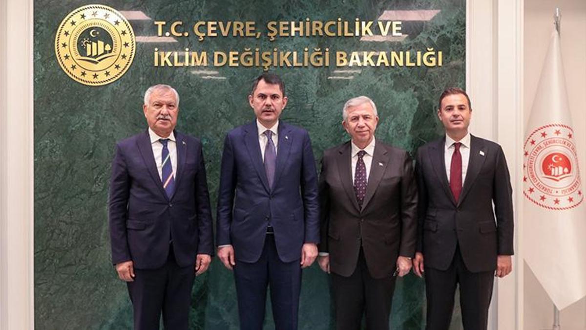 Bakan Kurum, 3 belediye başkanını kabul etti! "İş birliği içinde çalışmayı sürdüreceğiz"