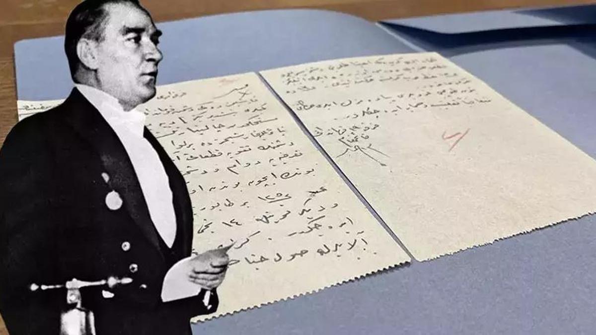 Atatürk'ün el yazısı emri 110 yıl sonra ortaya çıktı! Ulu Önder'in istihbaratı kurtardı