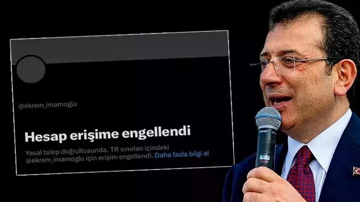 Ekrem İmamoğlu'nun X hesabına erişim engeli
