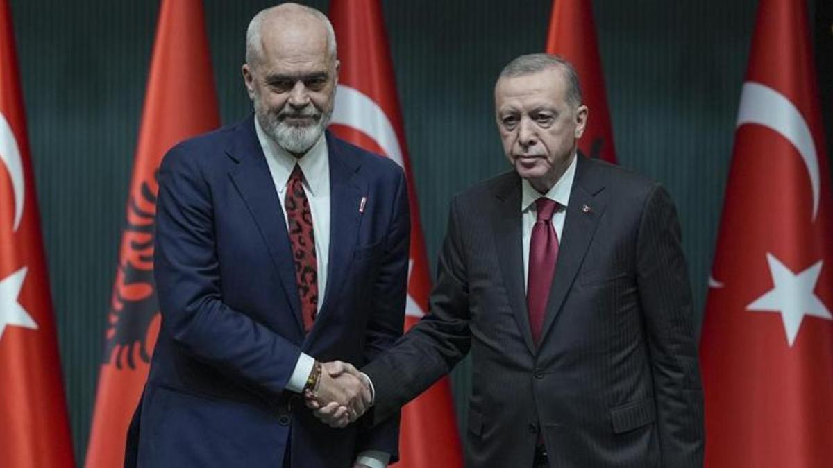 Cumhurbaşkanı Erdoğan, Edi Rama ile görüştü