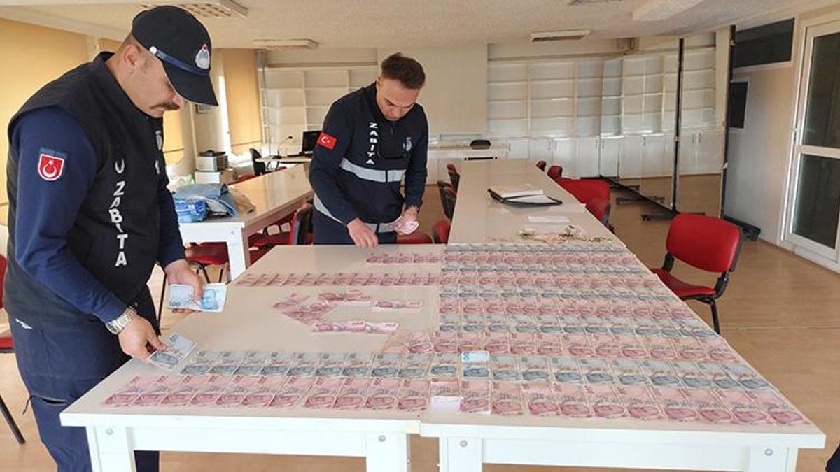 Çorum'da yakalanan dilencinin üzerinden binlerce lira çıktı