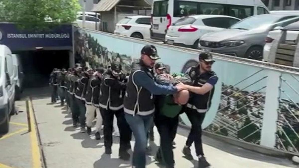 İstanbul'da organize suç örgütüne operasyon: 104 kişi gözaltına alındı