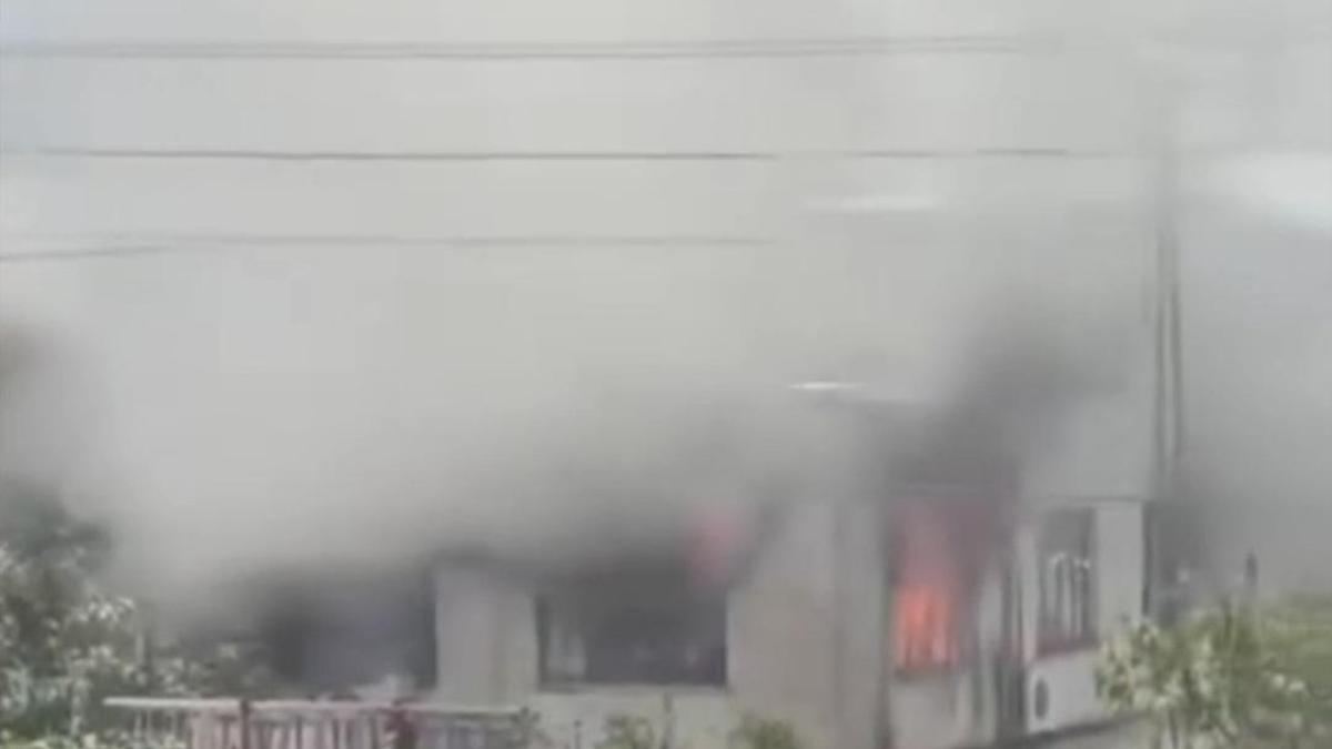 Dörtyol’da müstakil evde yangın çıktı