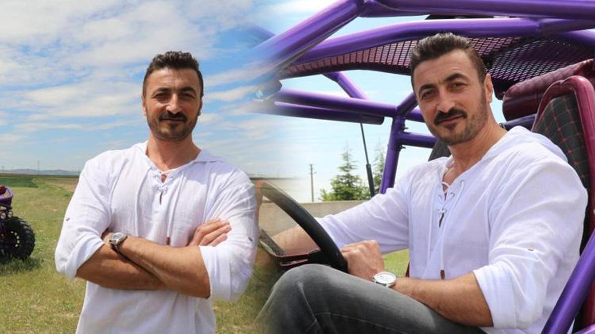 Filmden ilham aldı, 13 ayda kendi arazi aracını yaptı: Yaptığı aracı gören sanayi ustaları küçük dilini yutuyor