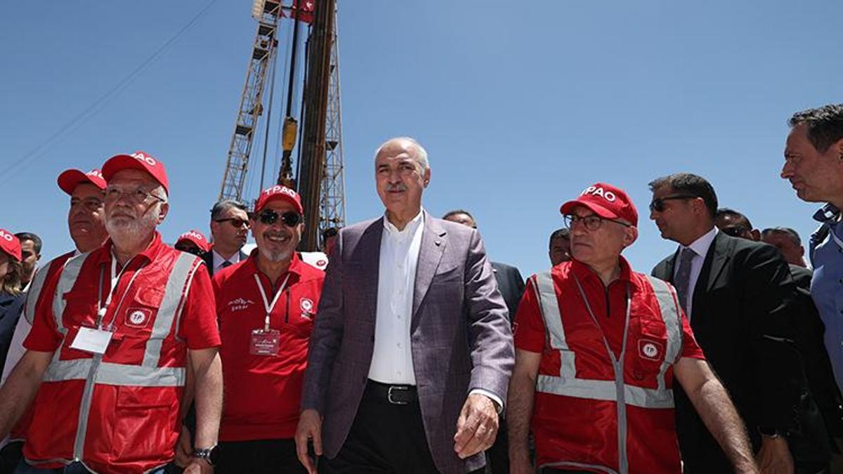 Gabar'da 'Enerjide bağımsızlık' yürüyüşü! TBMM Başkanı Kurtulmuş: Bu kuyu tam bağımsızlığın simgesi