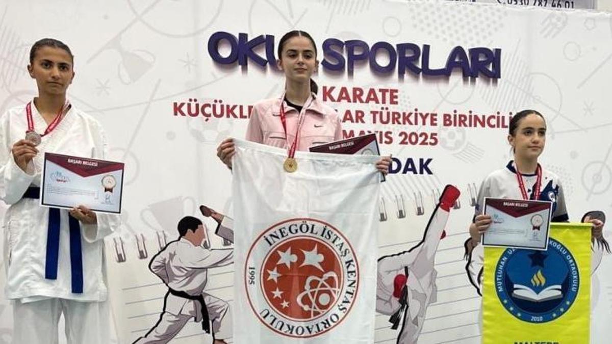 Eskişehirli genç sporcu Türkiye 3'üncüsü oldu