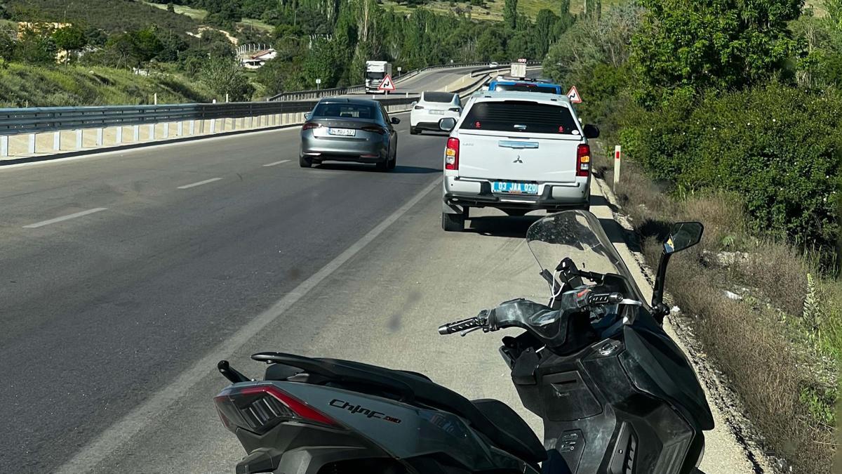 Afyonkarahisar'da motosiklet kazası: 1 ölü, 1 yaralı