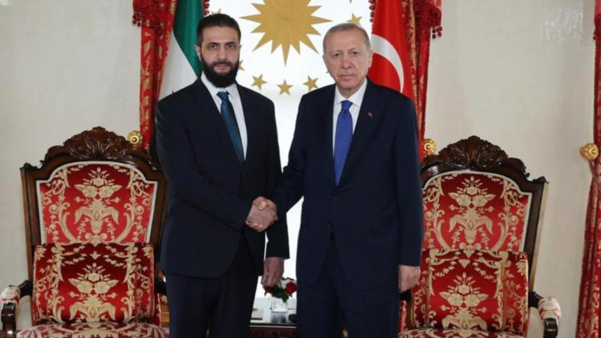 Cumhurbaşkanı Erdoğan, Suriye Cumhurbaşkanı Şara'yı kabul etti