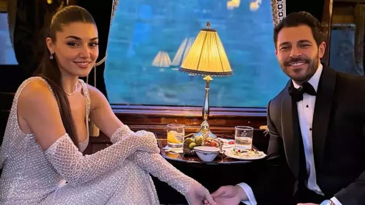 Sosyal medyada gündem oldu! Hande Erçel ve Hakan Sabancı'nın servet değerinde tren yolculuğu: Orient Express'te 6.5 milyon liralık aşk!