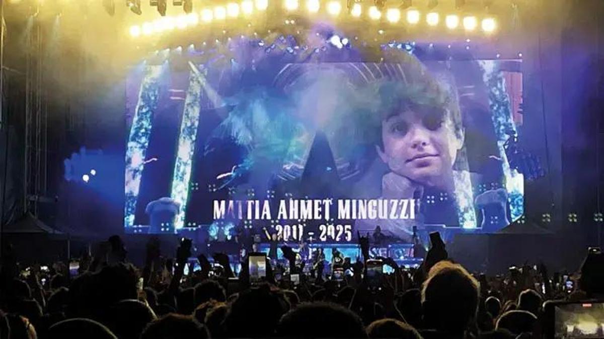 Guns N' Roses konserinde Mattia Ahmet Minguzzi anıldı