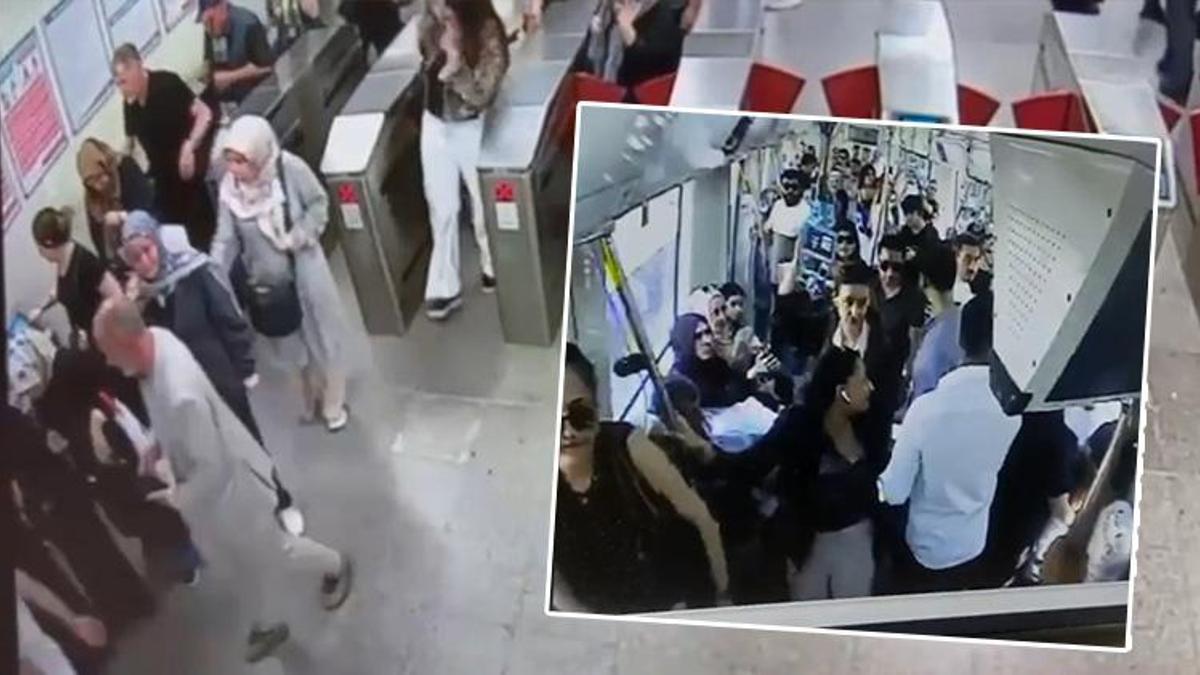 Marmaray'daki kavganın yeni görüntüleri ve o kadının ifadesi ortaya çıktı!