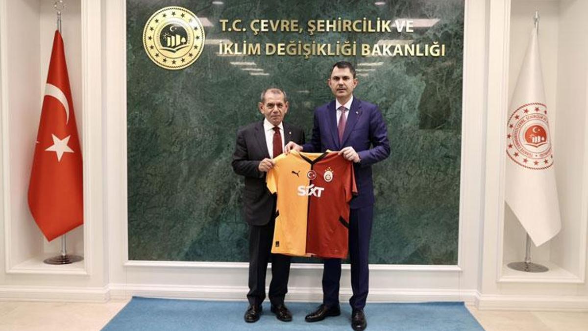 Çevre, Şehircilik ve İklim Değişikliği Bakanı Kurum, Dursun Özbek'i kabul etti