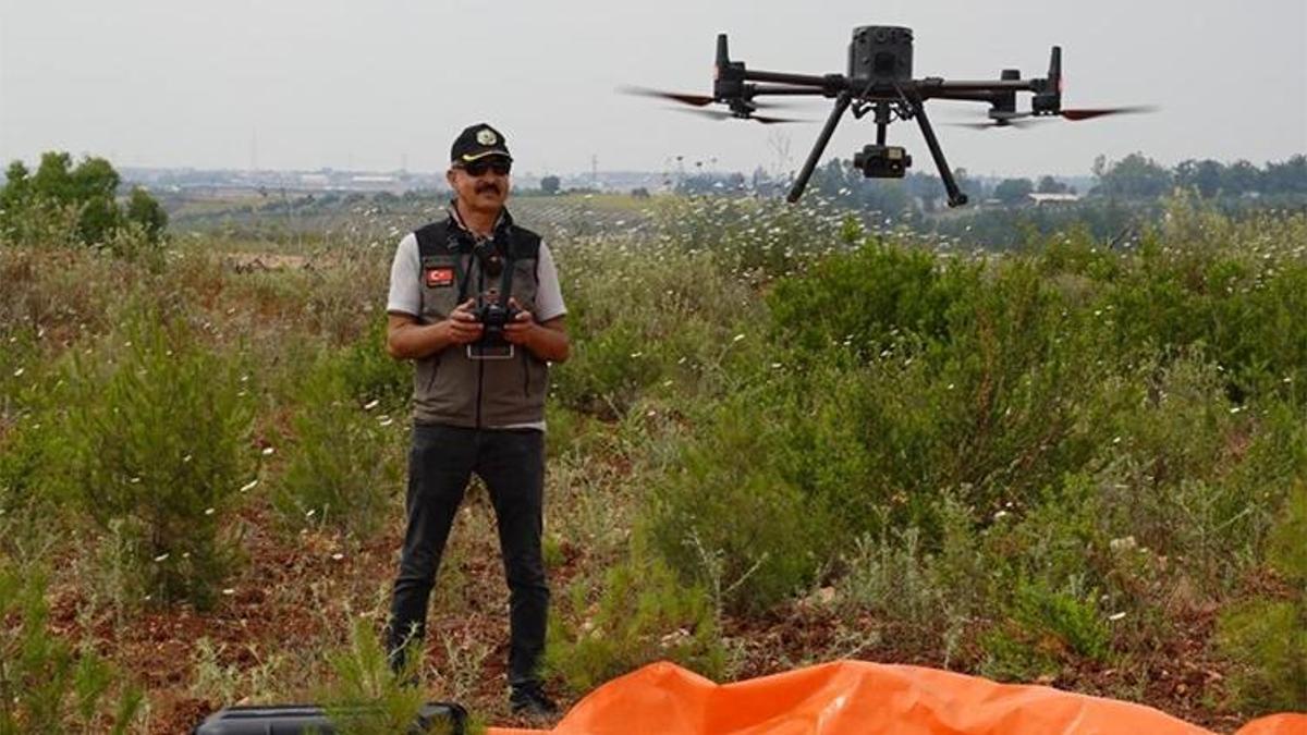 Adana'da ormanlar uçan gözle denetime alındı