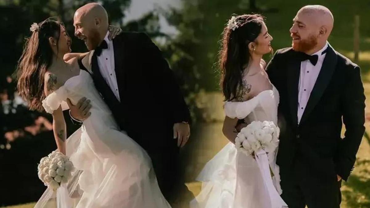 Furkan Kızılay düğün fotoğrafıyla romantik not yazdı