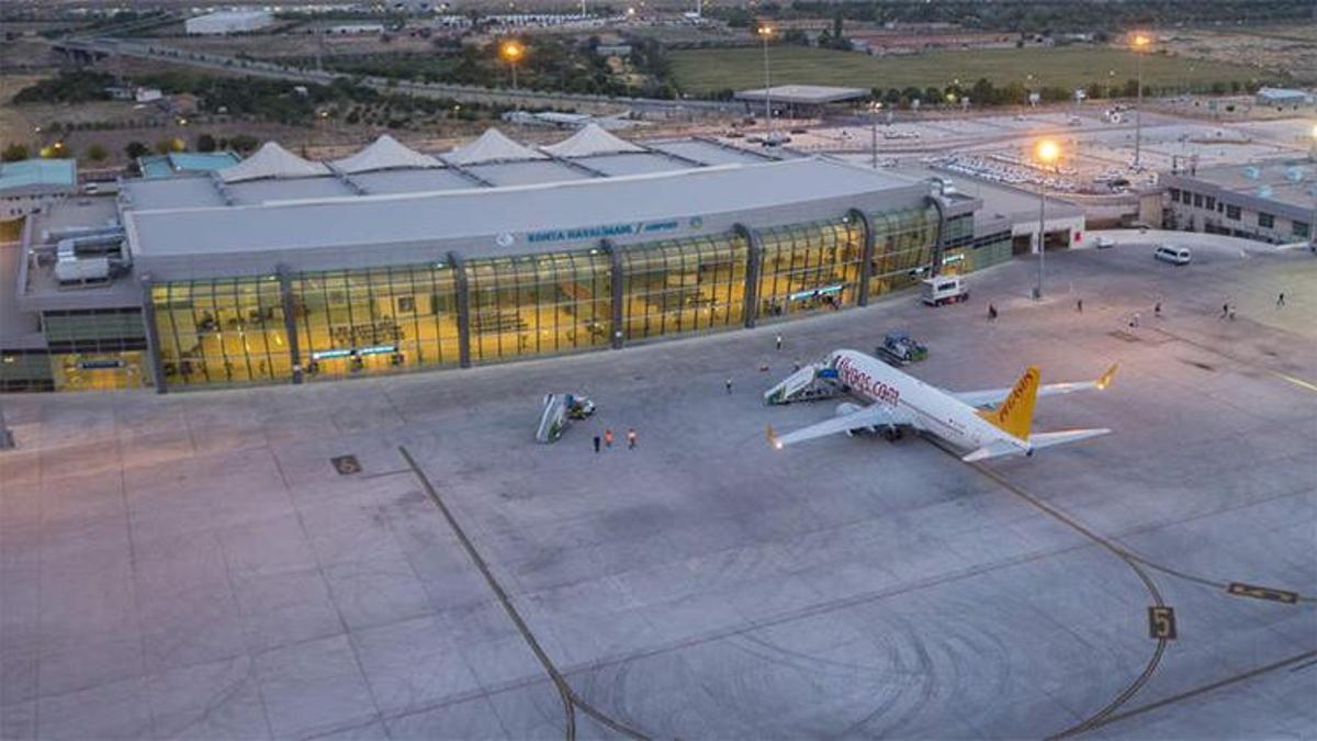 Konya'da bulunan havalimanları