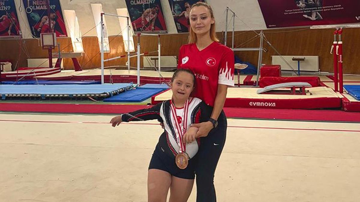 Marmarisli özel sporcu Serra Soysal Avrupa üçüncüsü