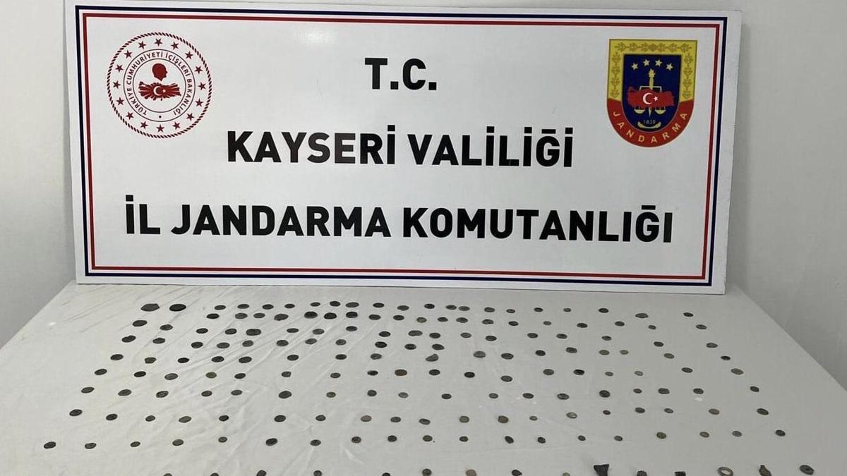Kayseri'de tarihi eser operasyonu: 1 gözaltı