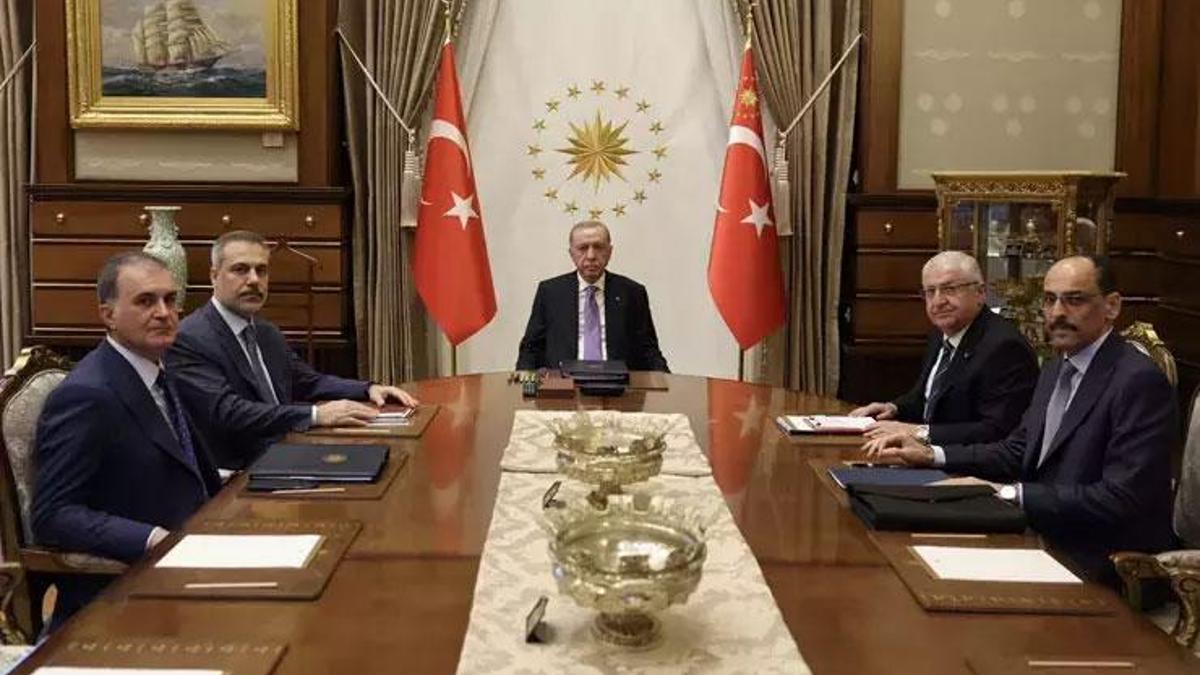 Cumhurbaşkanı Erdoğan başkanlığında 'güvenlik' toplantısı