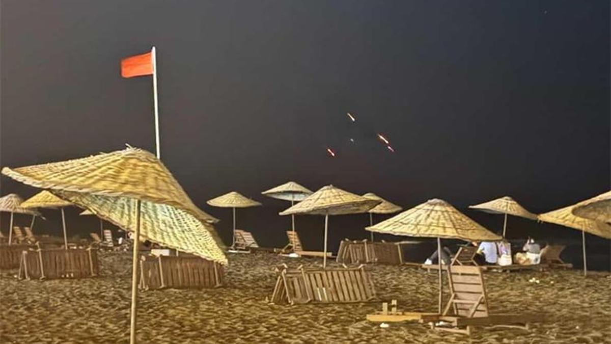 İran'ın fırlattığı füzeler Hatay semalarında görüldü