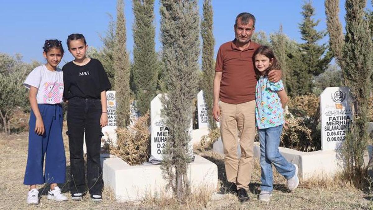 Hataylı baba depremde eşini kaybedince çocuklarına hem anne hem baba oldu!
